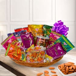 Assorted Snacks Hamper with Celebration Spirit Assorted Snacks Hamper with Celebration Spirit