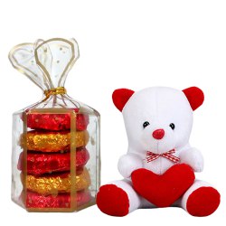 Cute Teddy Bear with Tasty Oreo Homemade Chocolates Cute Teddy Bear with Tasty Oreo Homemade Chocolates