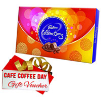 Yummy Cadbury Celebration Gift Pack with CCD Voucher Yummy Cadbury Celebration Gift Pack with CCD Voucher