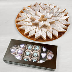 Yummmy Homemeade Chocolates with Haldirams Kaju Katli Yummmy Homemeade Chocolates with Haldirams Kaju Katli