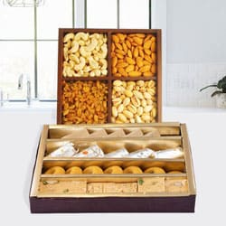 Sweets and Dry Fruits Hamper Sweets and Dry Fruits Hamper