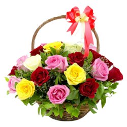 Glorious 15 Mixed Roses in a Beautiful Bouquet Glorious 15 Mixed Roses in a Beautiful Bouquet