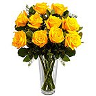 Quintessence Yellow Roses in a Vase Quintessence Yellow Roses in a Vase