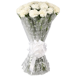 Captivating Eternal Love White Carnations Bundle Captivating Eternal Love White Carnations Bundle