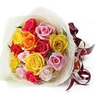 Glorious 12 Mixed Roses Bunch Glorious 12 Mixed Roses Bunch