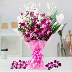 Artistically Arranged Orchids Bouquet Artistically Arranged Orchids Bouquet