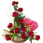 Striking Arrangement of Dutch Red Roses Striking Arrangement of Dutch Red Roses