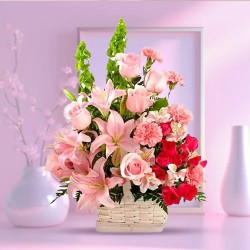 Enchanted Blossoms in a Lustrous Arrangement Enchanted Blossoms in a Lustrous Arrangement