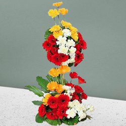 Classic Long Arrangement of Multi-color Gerberas Classic Long Arrangement of Multi-color Gerberas