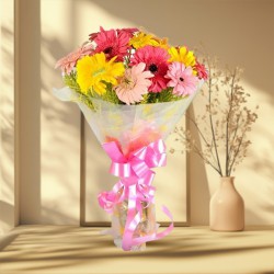 Aromatic Assorted Gerberas Bouquet Aromatic Assorted Gerberas Bouquet