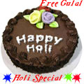 Fresh Baked Chocolate Cake 2 Kg. Filled with Soft Creams from top bakery in the city with free Gulal/Abir Pouch.
Fresh Baked Chocolate Cake 2 Kg. Filled with Soft Creams from top bakery in the city with free Gulal/Abir Pouch.