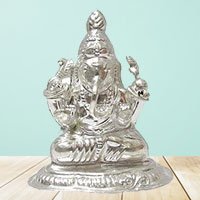 Silver Ganesh Idol Silver Ganesh Idol