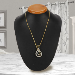 Fabulous Ayla Double Knot Neck piece with Chain Fabulous Ayla Double Knot Neck piece with Chain