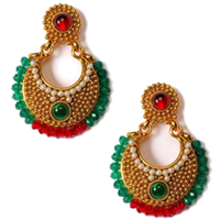 Scintillating Wedding Design Earring Set Scintillating Wedding Design Earring Set