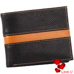 Trendy and Chic Looking Genuine Leather Mens Wallet in Black and Brown from Leather Talks Trendy and Chic Looking Genuine Leather Mens Wallet in Black and Brown from Leather Talks
