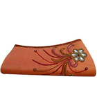 Impressive Stone Studded Floral Designer Clutch for girls Impressive Stone Studded Floral Designer Clutch for girls