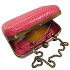 Fascinating Spice Art Pink coloured Leatherite Box Clutch for Pretty Ladies Fascinating Spice Art Pink coloured Leatherite Box Clutch for Pretty Ladies