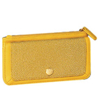 Finely Textured Signature Spice Modern Yellow Wallet Presented to You by Avon Finely Textured Signature Spice Modern Yellow Wallet Presented to You by Avon