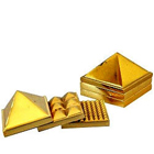 Attractive Lucky Brass Metallic Pyramid Attractive Lucky Brass Metallic Pyramid