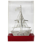 Pious Sail Boat Handicraft made of Silver Pious Sail Boat Handicraft made of Silver