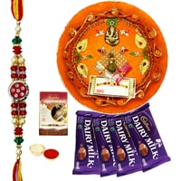 Opulent Rakhi Combo Opulent Rakhi Combo