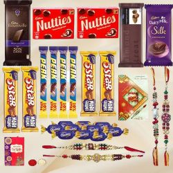 Decadent Rakhi Chocolate Gift Set Decadent Rakhi Chocolate Gift Set
