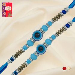2 pcs Evil's Eye Rakhi - a Fengsui special rakhi 2 pcs Evil's Eye Rakhi - a Fengsui special rakhi