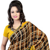 Smart Faux Georgette Printed Saree Smart Faux Georgette Printed Saree