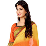 Alluring Georgette Floral Printed Saree Alluring Georgette Floral Printed Saree