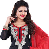 Astonishing Black Colour Cotton Printed Salwar Astonishing Black Colour Cotton Printed Salwar