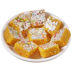 Delectable Endearment Moti Pak Sweets Box from Haldirams Delectable Endearment Moti Pak Sweets Box from Haldirams