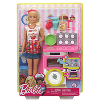 Wonderful Kids Delight Playset of Barbie Bakery Chef Doll Wonderful Kids Delight Playset of Barbie Bakery Chef Doll