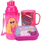 Attractive School Time Barbie Tiffin Set Attractive School Time Barbie Tiffin Set