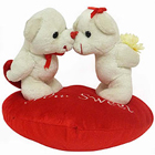 Ready-to-Please Kissing Couple on Heart Ready-to-Please Kissing Couple on Heart