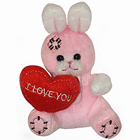 Jaunty 'Mr. Love' Bunny of Shade Pink<br> Jaunty 'Mr. Love' Bunny of Shade Pink<br>