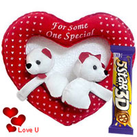 Amazing Two Teddy Bears in Heart Amazing Two Teddy Bears in Heart