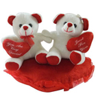 Smart Looking Couple Teddy with Warm Indulgence Smart Looking Couple Teddy with Warm Indulgence