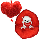 Splendid Teddy Bear in Heart with Essence of Romance Splendid Teddy Bear in Heart with Essence of Romance