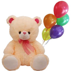 Adorable Love Teddy Paired with Balloons Adorable Love Teddy Paired with Balloons