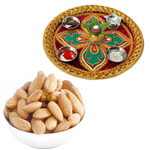 Diwali Thali with Almonds Diwali Thali with Almonds