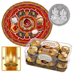 Thali with Ferrero Rocher Chocolate Thali with Ferrero Rocher Chocolate