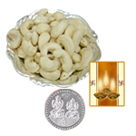 Silver Plated Coin with Cashews Silver Plated Coin with Cashews
