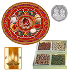 Dryfuits with Diwali Thali Dryfuits with Diwali Thali