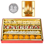 Assorted Sweets with Silver Plated Coin Assorted Sweets with Silver Plated Coin