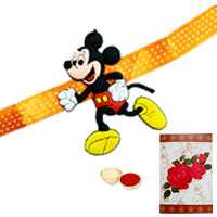 1 Mickey Mouse Rakhi with Roli Tika<br /><font color=#0000FF>Free Delivery in USA</font> 1 Mickey Mouse Rakhi with Roli Tika<br /><font color=#0000FF>Free Delivery in USA</font>