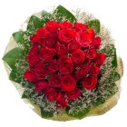Lovely Bouquet of 30 Red Roses with Pure Passion Lovely Bouquet of 30 Red Roses with Pure Passion