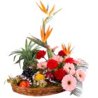 Regal Flowers with 5 Kg. Fruits Basket Regal Flowers with 5 Kg. Fruits Basket