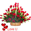 51 Exclusive Dutch Red Roses Arrangement 51 Exclusive Dutch Red Roses Arrangement