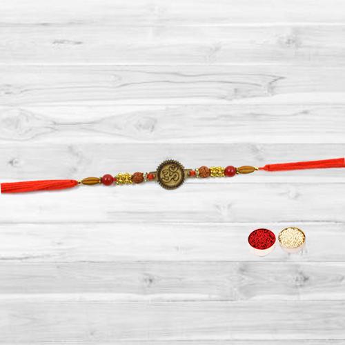 Fashionable Om Embellished Rakhi Fashionable Om Embellished Rakhi