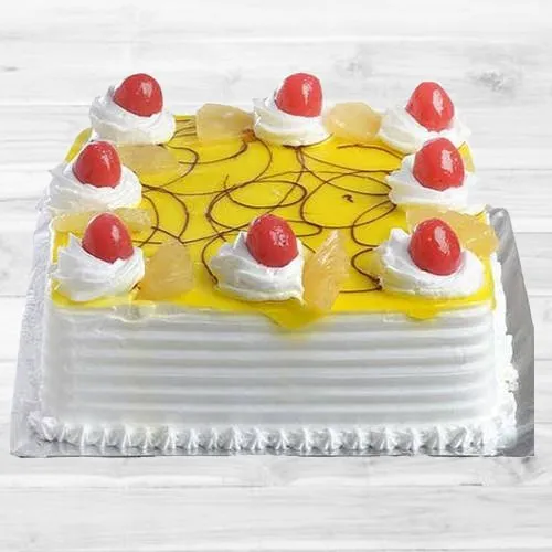 Online Eggless Pineapple Cake
